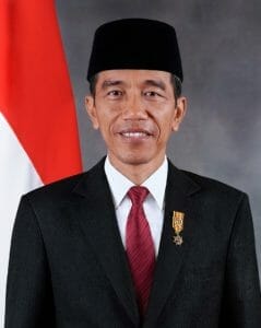 Joko Widodo official potrait, provided by the Government of Indonesia