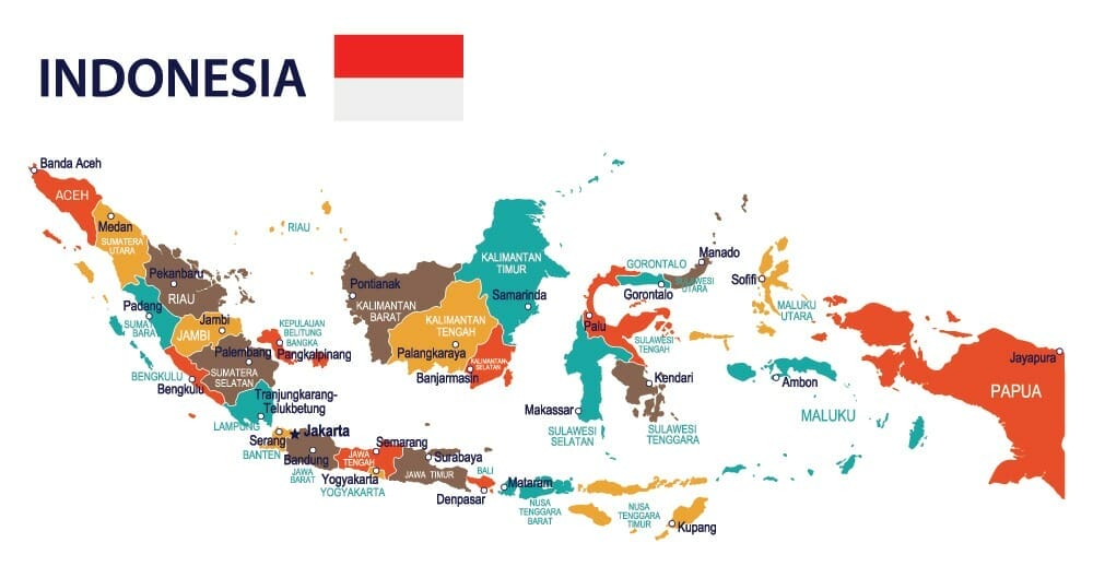 FORSEA Indonesia map